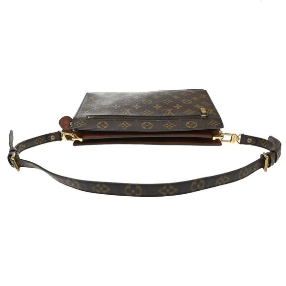 LOUIS VUITTON Enghien 2Way Shoulder Clutch Bag Monogram Leather(All pocket has p - Picture 5 of 15